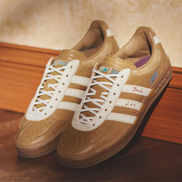 adidas gazelle silver green womens Adidas x Bad Bunny Mens Gazelle Indoor Shoes – Extra Butter