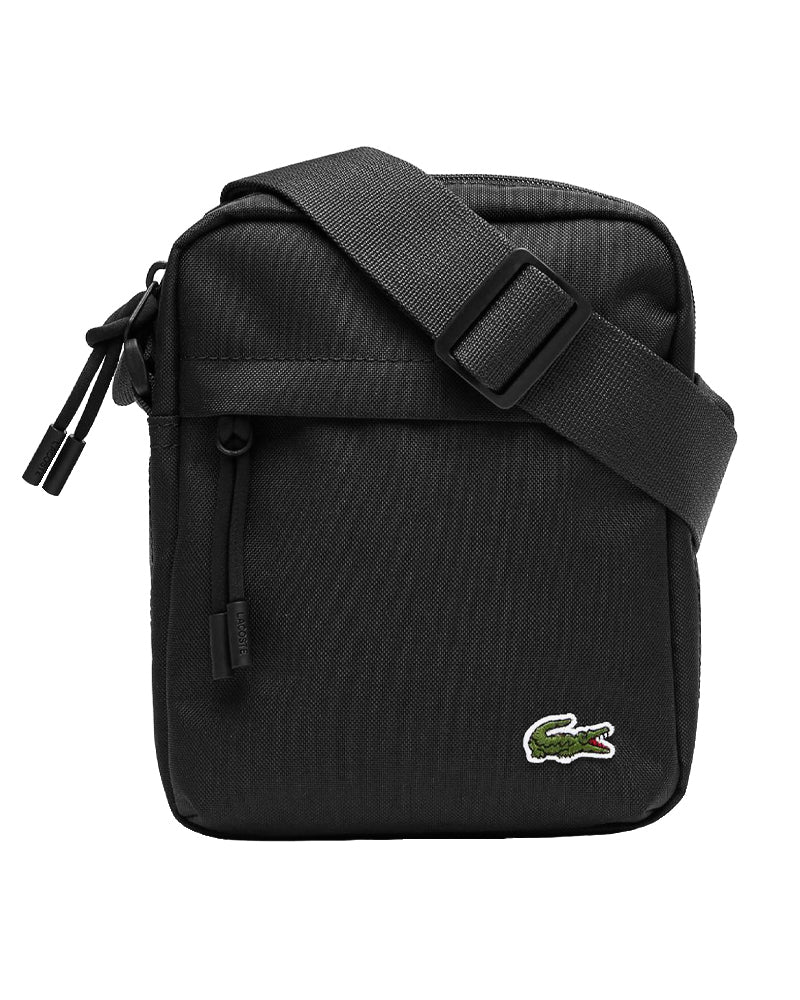 LACOSTE NEOCROC VERTICAL CAMERA BAG BLACK SASZETKA