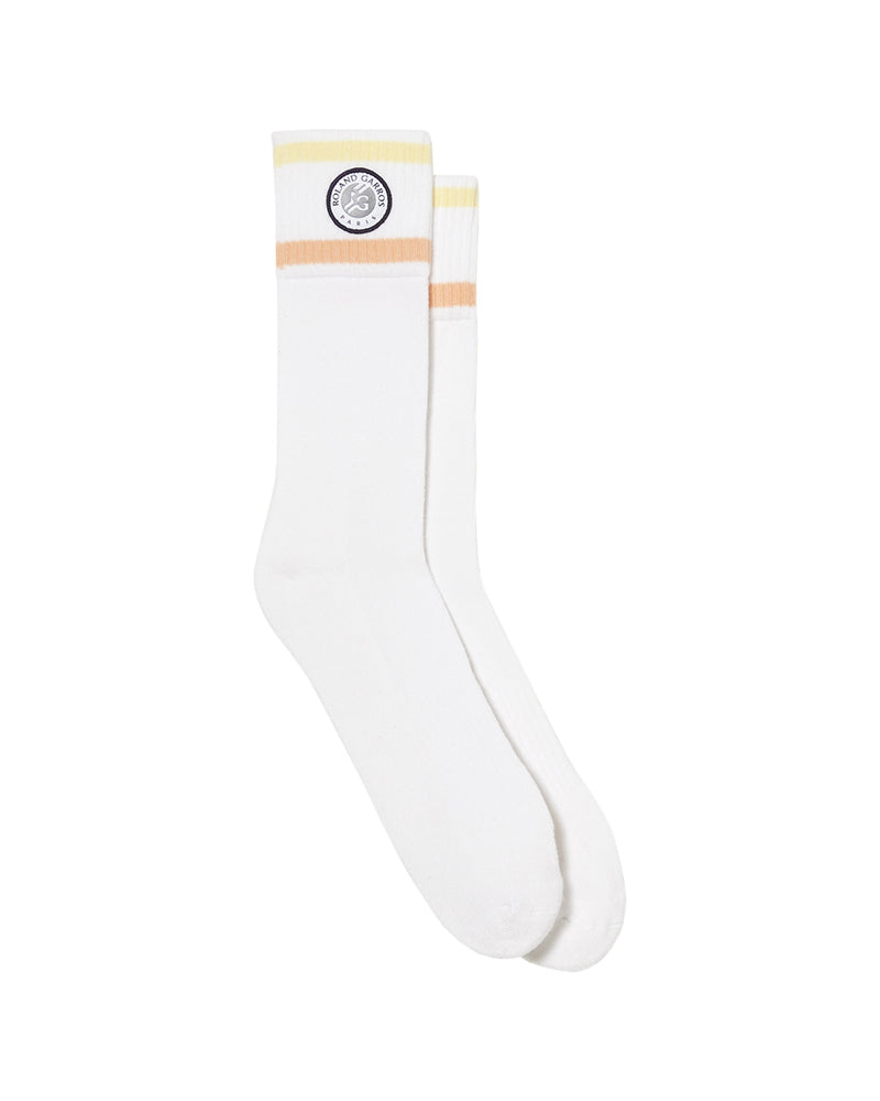 Lacoste x Roland-Garros Sports Socks White Skarpetki