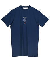 Załaduj obraz do przeglądarki galerii, SPF SUPPORT NAVY BLUE T-SHIRT