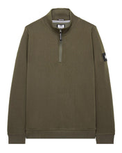 Załaduj obraz do przeglądarki galerii, WEEKEND OFFENDER KRAVIZ QUARTER ZIP CASTLE GREEN BLUZA