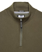 Załaduj obraz do przeglądarki galerii, WEEKEND OFFENDER KRAVIZ QUARTER ZIP CASTLE GREEN BLUZA