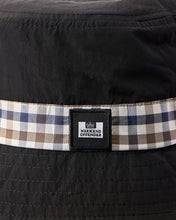 Load image into Gallery viewer, WEEKEND OFFENDER QUEENSLAND BLACK/MID HOUSE CHECK BUCKET HAT