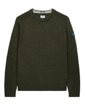 Load image into Gallery viewer, WEEKEND OFFENDER ZAGREB KNITTED WOOL CASTLE GREEN SWETER