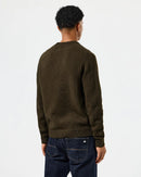 Načíst obrázek do prohlížeče Galerie, WEEKEND OFFENDER ZAGREB KNITTED WOOL CASTLE GREEN SWETER