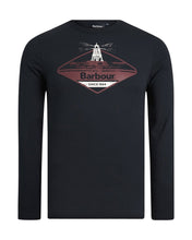 Załaduj obraz do przeglądarki galerii, BARBOUR DUNDRAW TEE NAVY LONGSLEEVE