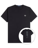 Load image into Gallery viewer, Fred Perry Bold Branding Black T-shirt