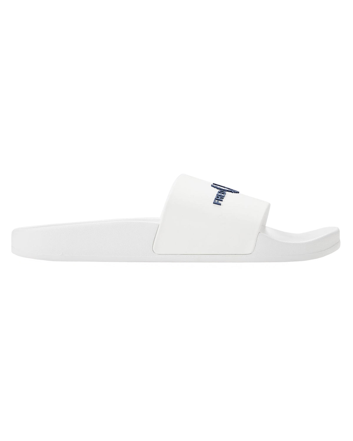 Fred Perry Branded Slides White | Casual Authentic