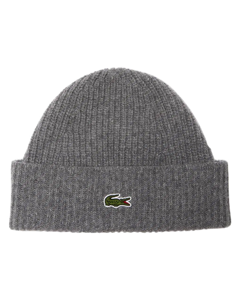 LACOSTE RIBBED WOOL BEANIE RB9883 CZAPKA ZIMOWA