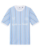 Załaduj obraz do przeglądarki galerii, Lyle & Scott Prep Stripe Chalk Blue Koszulka piłkarska