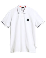 Load image into Gallery viewer, NAPAPIJRI E-WHALE BRIGHT WHITE KOSZULKA POLO