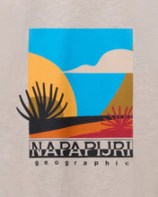 Załaduj obraz do przeglądarki galerii, NAPAPIJRI S-ARBIA FEATHER GREY T-SHIRT