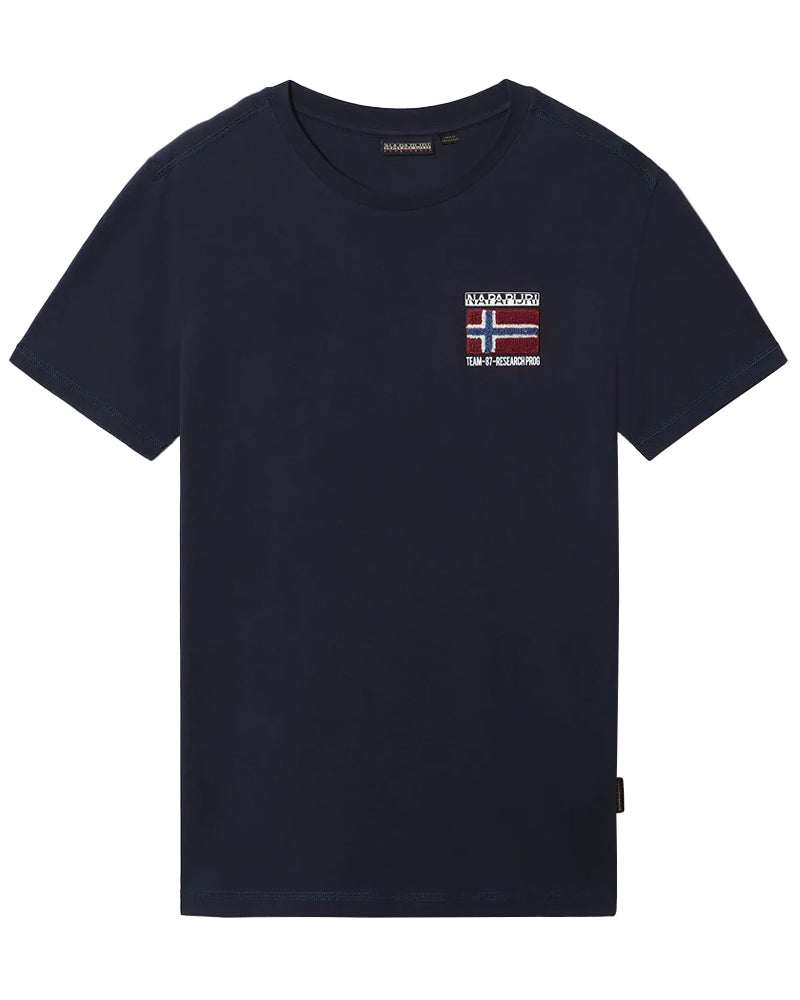 送料込★NAPAPIJRI★半袖Tシャツ S-Verres Tシャツ Napapijri S-Verres Blu Marine T-shirt – Casual Authentic