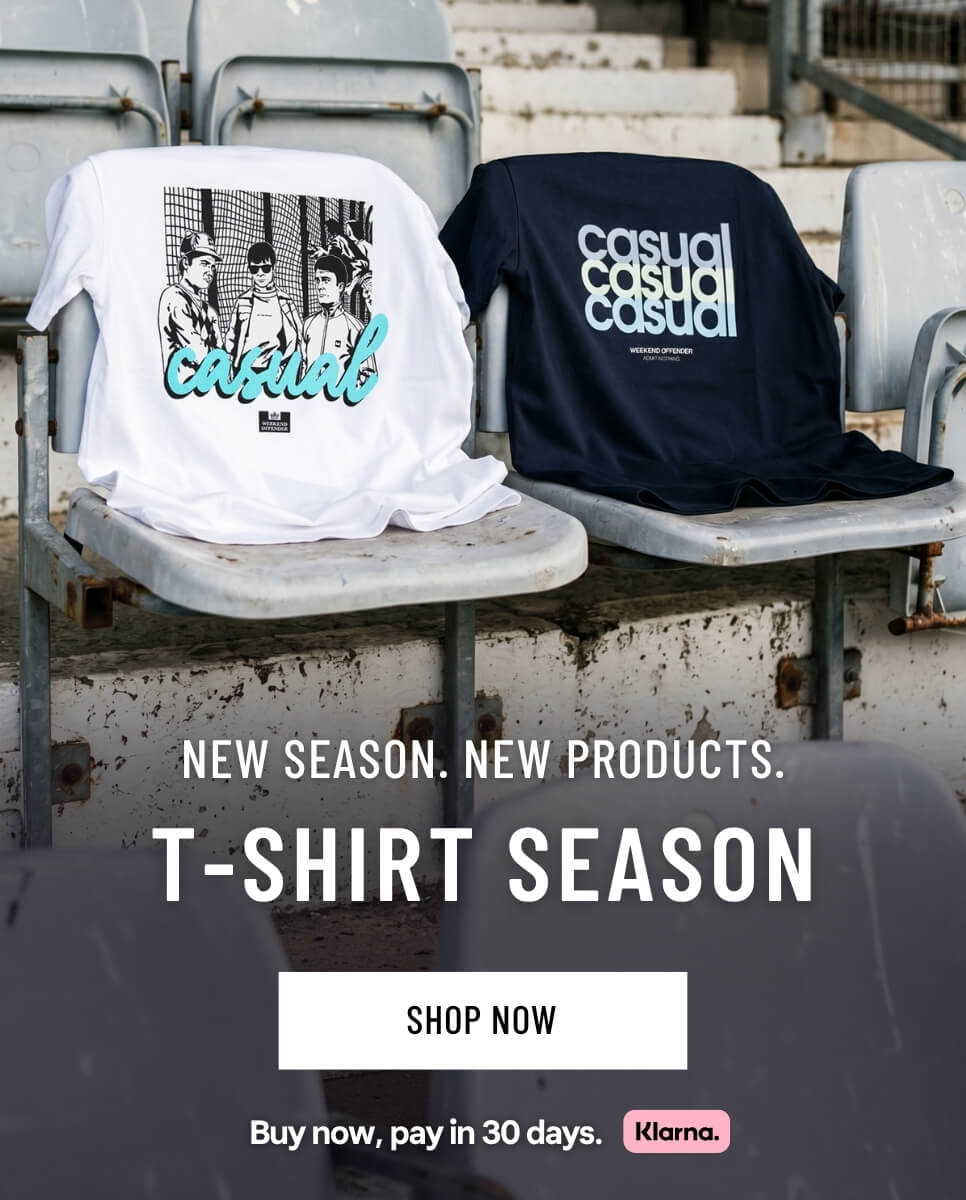 T-shirt season. New season. New products.