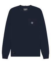 Załaduj obraz do przeglądarki galerii, PEACEFUL HOOLIGAN LORD LS T-SHIRT NAVY LONGSLEEVE