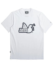 Załaduj obraz do przeglądarki galerii, PEACEFUL HOOLIGAN OUTLINE WHITE T-SHIRT