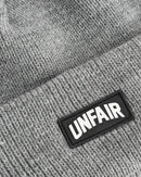 Załaduj obraz do przeglądarki galerii, Unfair Athletics Curved Patch Beanie Grey czapka zimowa