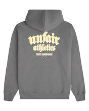 Load image into Gallery viewer, UNFAIR ATHLETICS INSPIRED EASY FIT HOODIE CHARCOAL BLUZA