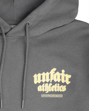 Load image into Gallery viewer, UNFAIR ATHLETICS INSPIRED EASY FIT HOODIE CHARCOAL BLUZA