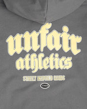 Load image into Gallery viewer, UNFAIR ATHLETICS INSPIRED EASY FIT HOODIE CHARCOAL BLUZA