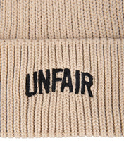 Załaduj obraz do przeglądarki galerii, Unfair Athletics Organic Knit Beanie Beige czapka zimowa