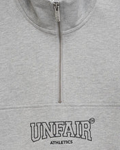 Load image into Gallery viewer, UNFAIR ATHLETICS STANDS HALFZIP LIGHT GREY BLUZA