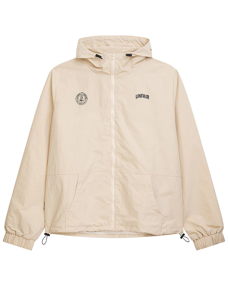 UNFAIR ATHLETICS TWO SIDES RAINJACKET BEIGE KURTKA