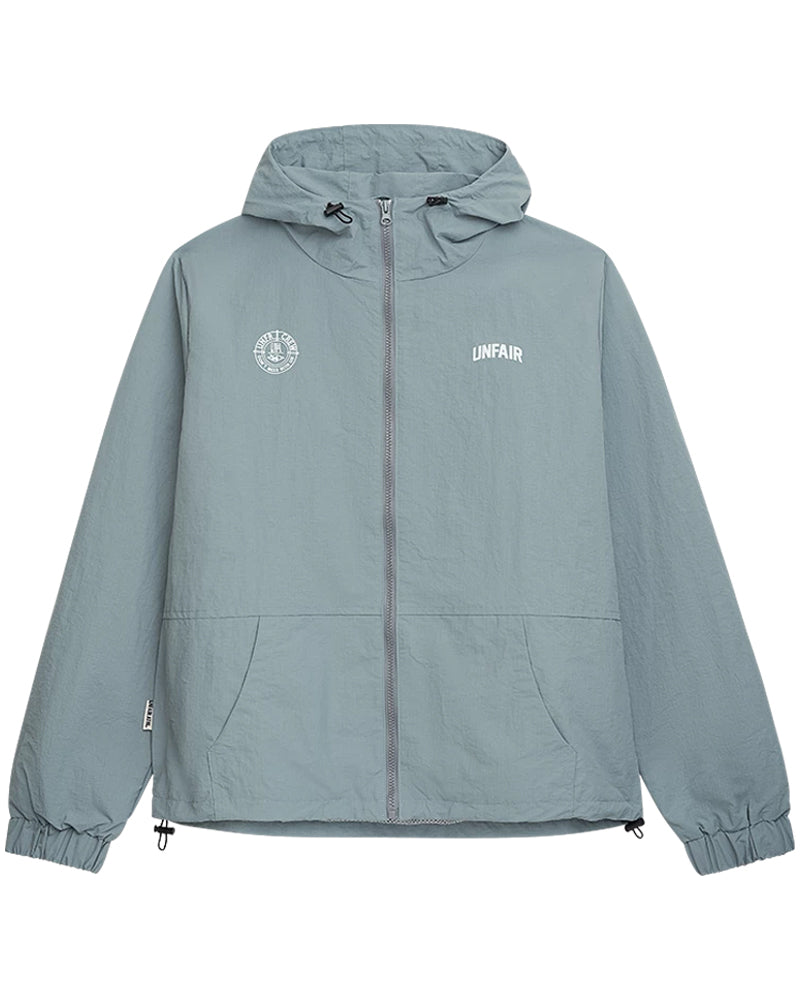 UNFAIR ATHLETICS TWO SIDES RAINJACKET ULTIMATE GREY KURTKA