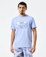 Załaduj obraz do przeglądarki galerii, WEEKEND OFFENDER ADACHI CAMO CORNFLOWER BLUE T-SHIRT