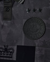 Load image into Gallery viewer, WEEKEND OFFENDER BLACKOUT FOOTBALL SHIRT BLACK