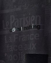 Load image into Gallery viewer, WEEKEND OFFENDER BLACKOUT FOOTBALL SHIRT BLACK