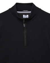 Załaduj obraz do przeglądarki galerii, WEEKEND OFFENDER KRAVIZ QUARTER ZIP BLACK BLUZA