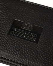 Załaduj obraz do przeglądarki galerii, WEEKEND OFFENDER LEATHER BILLFOLD WALLET BLACK PORTFEL