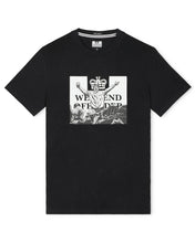 Załaduj obraz do przeglądarki galerii, Weekend Offender Leo Gregory Mono Graphic Black T-Shirt