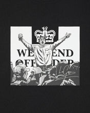 Załaduj obraz do przeglądarki galerii, Weekend Offender Leo Gregory Mono Graphic Black T-Shirt