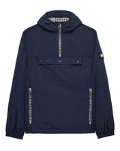 Załaduj obraz do przeglądarki galerii, WEEKEND OFFENDER MANAUS CHECK OVER HEAD JACKET NAVY KURTKA