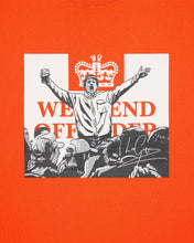 Załaduj obraz do przeglądarki galerii, WEEKEND OFFENDER MONO GRAPHIC LEO GREGORY PURE ORANGE T-SHIRT