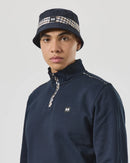Načíst obrázek do prohlížeče Galerie, WEEKEND OFFENDER QUEENSLAND NAVY/MID HOUSE CHECK BUCKET HAT