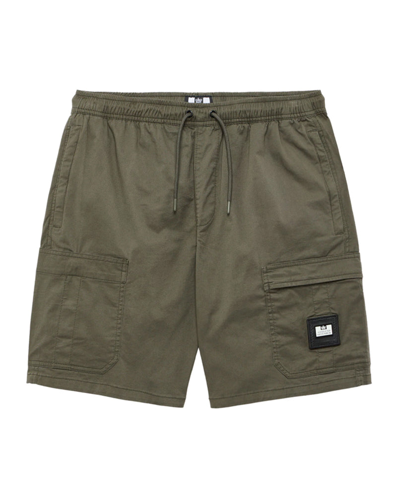 WEEKEND OFFENDER UPTOWN UTILITY SHORTS CASTLE GREEN