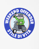 Načíst obrázek do prohlížeče Galerie, Weekend Offender t-shirt męski biały z komiksową grafiką