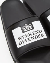 Load image into Gallery viewer, WEEKEND OFFENDER LA PISCINE BLACK KLAPKI