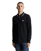 Załaduj obraz do przeglądarki galerii, PRETTY GREEN BARTON POLO BLACK LONGSLEEVE