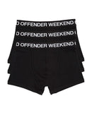 Načíst obrázek do prohlížeče Galerie, WEEKEND OFFENDER BLACK BOKSERKI 3-PAK