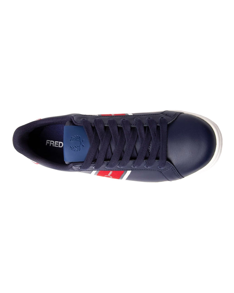 Fred Perry B721 Leather Carbon Blue Buty męskie – Casual