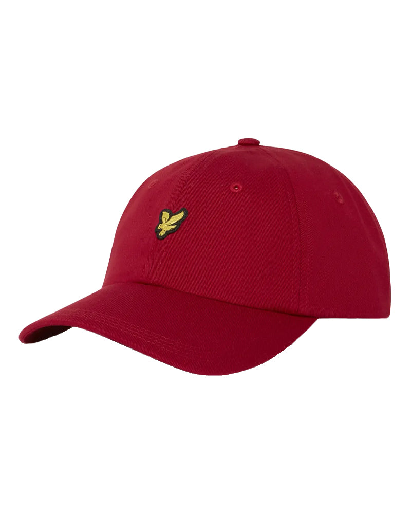 LYLE & SCOTT BASEBALL CAP TUNNEL RED CZAPKA Z DASZKIEM