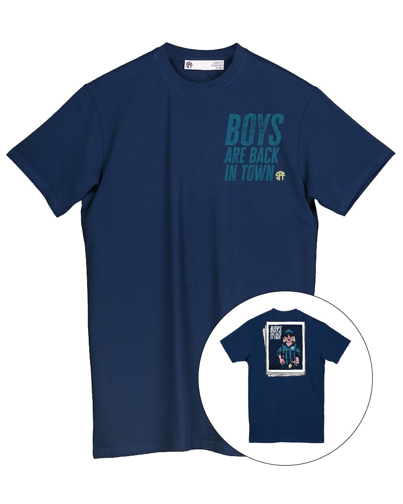 SPF BOYS ARE BACK NAVY T-SHIRT