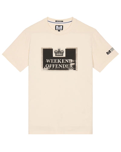 WEEKEND OFFENDER BONPENSIERO IVORY T-SHIRT