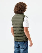 Załaduj obraz do przeglądarki galerii, WEEKEND OFFENDER GACHA PADDED GILET CASTLE GREEN BEZRĘKAWNIK
