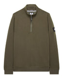 Načíst obrázek do prohlížeče Galerie, WEEKEND OFFENDER KRAVIZ QUARTER ZIP CASTLE GREEN BLUZA
