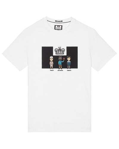 WEEKEND OFFENDER SEVENTY-TWO WHITE T-SHIRT